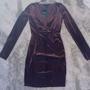 Burgundy brand new forever 21 dress